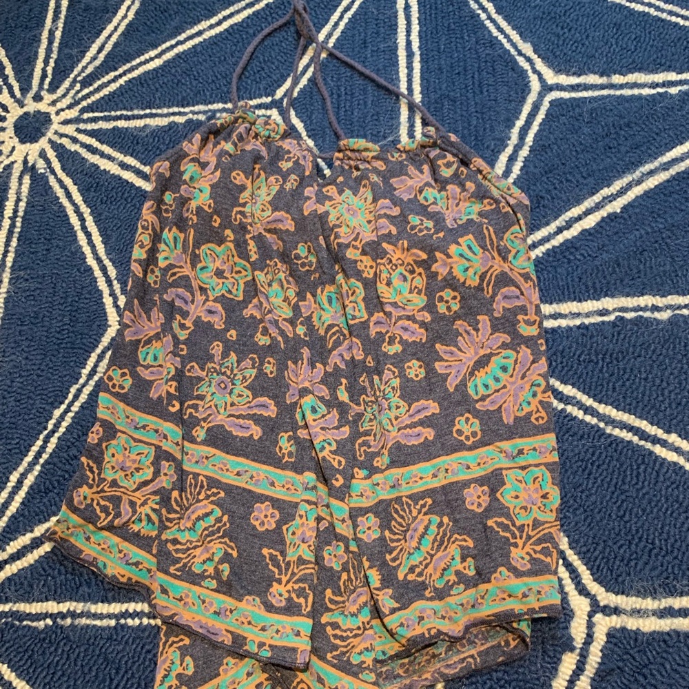 American eagle flowy halter top